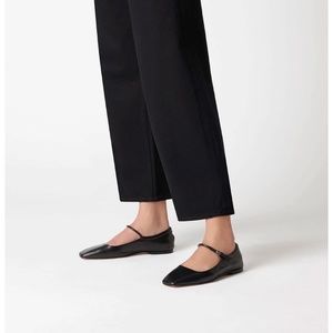 Aeyde Uma Mary Jane in Black Nappa size 36
